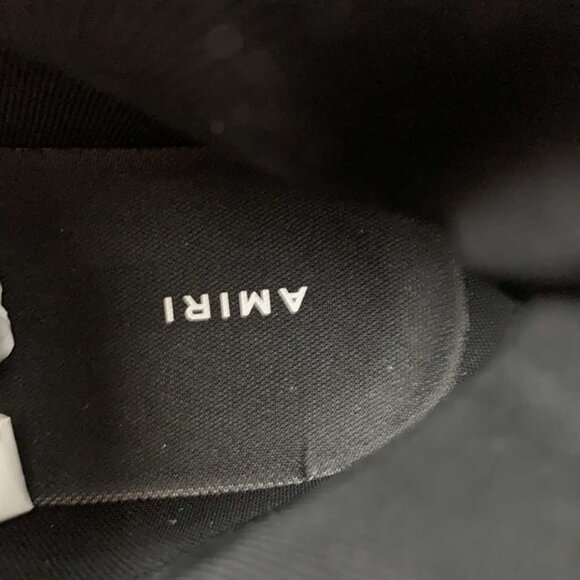 AMIRI Skeleton High Skel top Black And White Unisex Sneakers - Picture 4 of 14